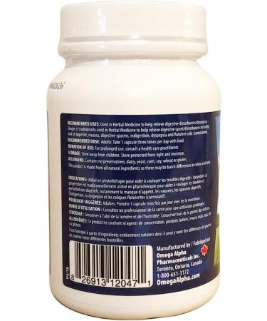 Omega Alpha I-B Eaze - Support for Intestines & Stomach Ulcers | 90 Capsules - International Shipping Available - Buy Online on GoSupps.com
