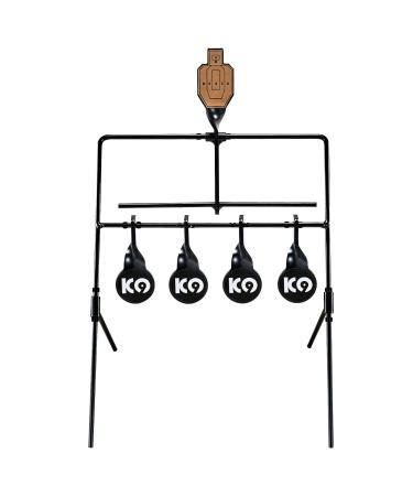 KNINE OUTDOORS K9 Sign Air Gun Pellet BB Gun Rimfire Resetting Target, Rated for .22 .177 Caliber