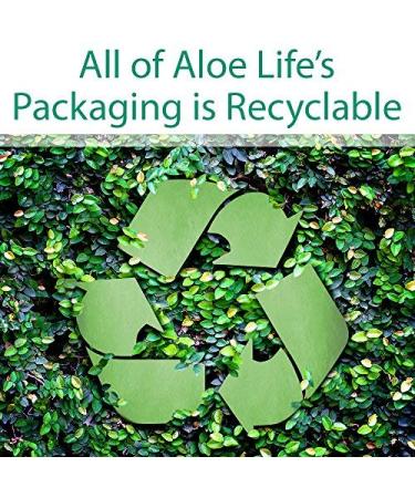Aloe Life 99% Certified Organic Whole Leaf Aloe Vera Skin Gel - Vitamins C, A & E - Fragrance-Free (8 oz) - Buy Online on GoSupps.com