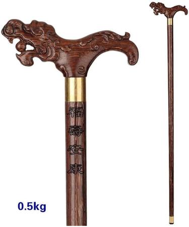 Portable Walking Stick Wood Carving Crutches Cane Walking Aid for Elderly Pregnant Women WoodenCanes for Men and Women Made in China Run forward - Buy Online on GoSupps.com
