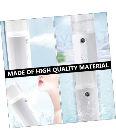 BELLIFFY 1pc Hydrating Instrument Mini Mister Electric Mist Sprayer Face Steamer Cool Facial Mister White Abs - Buy Online on GoSupps.com