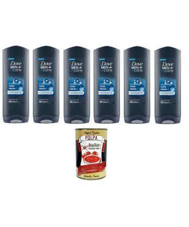 Italian Gourmet E.R. D. Men+Care Moisturising Face and Hair Care 6 x 250 ml + Polpa Italian Gourmet 400 g