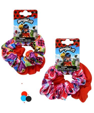 Miraculous Ladybug Hair Accessories Set - Complete Bundle for Girls, Including Scrunchies, Ponytail Holders, and Hair Brush - Toddler Hair Accessories - Buy Online on GoSupps.com
