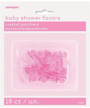 Unique Pink Plastic Pacifier Favors - Set of 18 Pieces - Buy Online on GoSupps.com