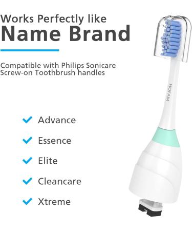 4 Pack Replacement Toothbrush Heads for Philips Sonicare E Series - Professional Cleaning & Whitening Refills with Magic Spiral Bristles - Buy Online on GoSupps.com