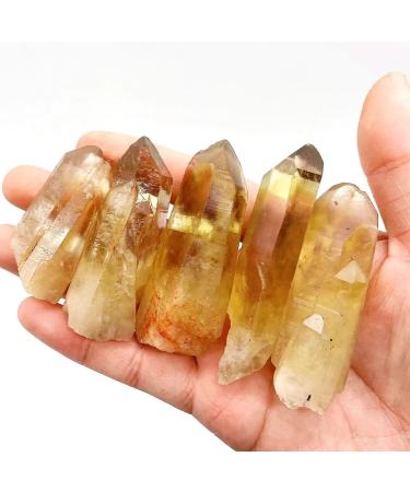 Natural Crystal Rough Wholesale Natural Rough Stone Yellow Crystal Points Raw Citrine Strip for Decorate (Color : 200g) - Buy Online on GoSupps.com
