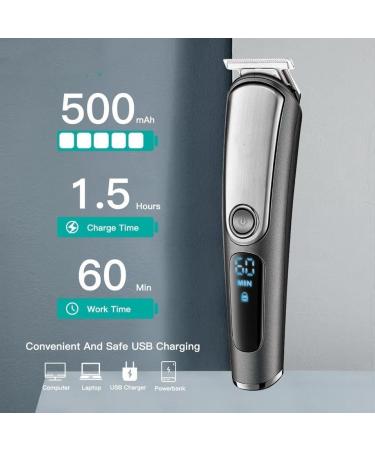 Pro Hair Clipper Hair Trimmer for Men Beard Grooming Kit Hair Clipper Electric Shaver Body Balls Face Nose Ear Trimmer Rechargeable - Buy Online on GoSupps.com
