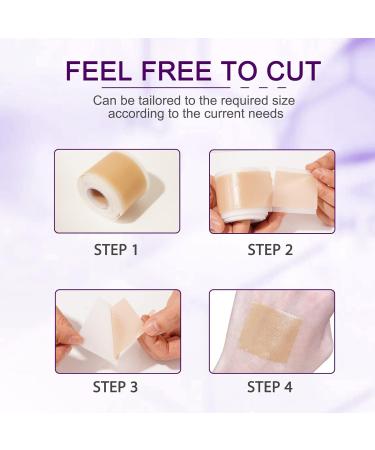 Scar Away Silicone Scar Sheets - Medical Grade Tape for Scar Healing & Removal - 1.6 x135 -3.4M Roll - Buy Online on GoSupps.com