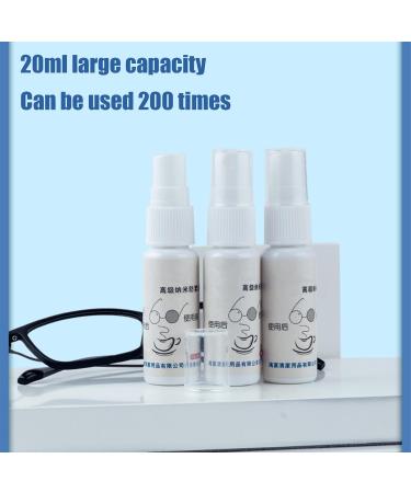 Glasses Anti-Fog Spray Gentle Eyewear Defogger Mist 20 ml 3.94 x 1.18 x 1.18 inches Travel-Friendly Bottle Formula Sports Use Clear Lens Fog Prevention Solution for Men Women Teens - Buy Online on GoSupps.com