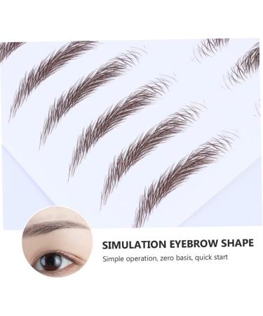 Ipetboom 15 Pcs Eyebrow Stickers Eyebrow Transfer Sticker Eyebrow Tool Eyebrow Trimming 6 Stickers - Buy Online on GoSupps.com