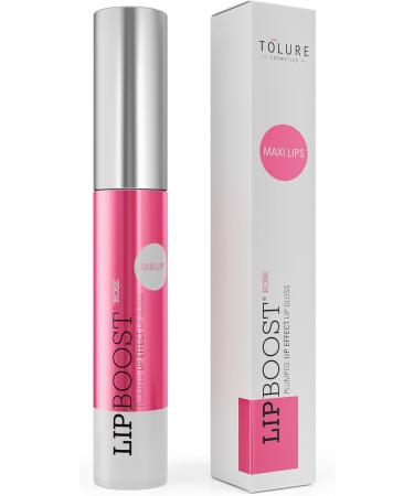 Tolure Cosmetics Lipboost Rose MAXI LIPS Lipgloss PlumpedUp Effect 85 ml - Buy Online on GoSupps.com