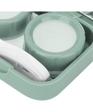 Buy Green Contact Lens Storage Container with Silicone and Mirror | Safe & Compact Contact Lens Etui - Buy Online on GoSupps.com