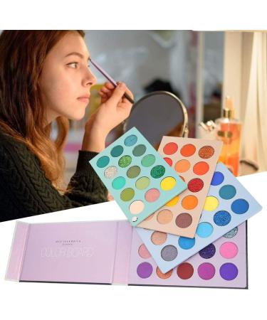 4 Layers Eyeshadow Palette 60 Colors Long Lasting Glitter Matte Powder Eyeshadow Palette - Buy Online on GoSupps.com