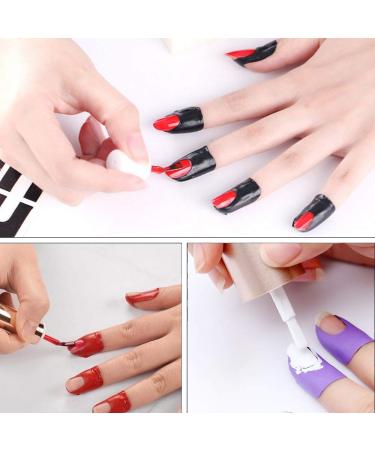 WEILUSI Nail Protector Sticker Set - 10 Sheets/100pcs - U-Shape Tape for Cuticle Protection - Buy Online on GoSupps.com