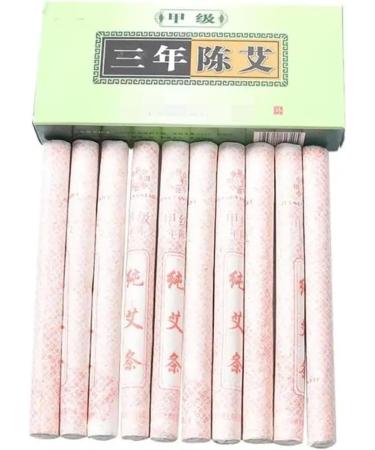 BUNIQ Moxibustion PICTS - Handmade Moxa Rolls 18x20cm | 6 Box | Natural Pain Relief & Wellness - Buy Online on GoSupps.com