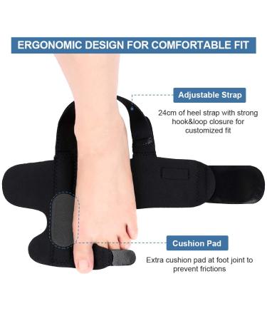 Adjustable Hallux Valgus Correction Rail | Orthopedic Bunion Night Splint for Pain Relief | 1 Pair - Buy Online on GoSupps.com