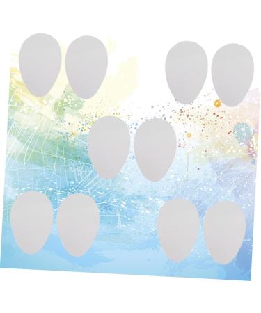 NOLITOY High Heel Stickers - 5 Pairs Self-Adhesive Skid Proof Sole Protectors for White High Heels - Transparent Shoe Stickers for Enhanced Grip - Buy Online on GoSupps.com