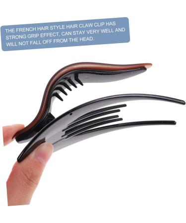 Angoily Hairpin French Curved Pumice Stone for Feet Flat Claw Clips for Thin Alligator French Clip Barrettes for Girls Hair Barrettes Hair Clips Thin Hair Alligator Clip Curls Acetic Acid - Buy Online on GoSupps.com