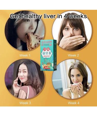 Alkyne 18 Flavors Liver Care Tea Daily Liver Nourishing Tea Nourish The Liver and Protect The Liver Health Preserving Tea for All People (3boxes) - Buy Online on GoSupps.com