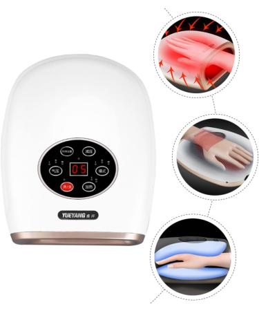 CLISPEED Hand Massager - Rechargeable White Plastic 26x21cm - Perfect for Relaxation & Pain Relief | International Shipping Available - Buy Online on GoSupps.com