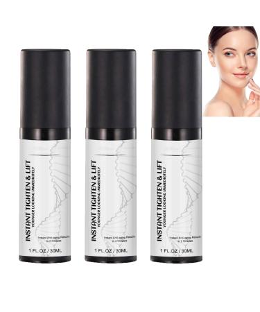 Cr me lifting instantan e pour le visage anti- ge et raffermissante pour raffermir lisser les ridules les rides les pores hydrater et raffermir la peau lisser la peau rel ch e (3pcs)