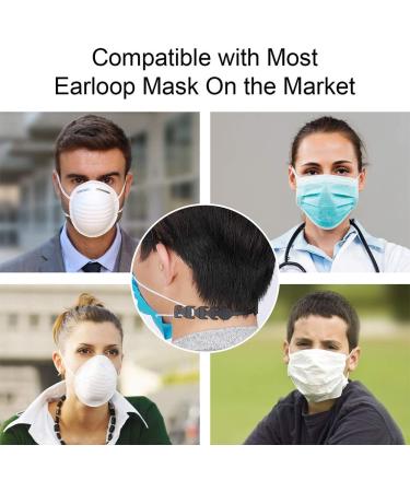 Mask Extender 5 PCS TOOVREN Adjustable Ear Savers for Masks  Mask Strap for Reducing Ear Pain  Face Mask Extender Strap  Mask Straps for Back of Head  Mask Holders to Protect Ears  Mask Extender Strap Black - Buy Online on GoSupps.com