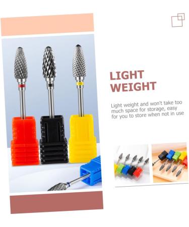 SOESFOUFU Nail Bit Nail Polisher Nail Grinding Drill Bit Metal Drill Bit Manicure Nail Art Supplies Nail Tools Nail Art Tools Professional Nail Drill Nail Polish Heads Polishing Bit Manual 7x1.3cm As Shown 1 - Buy Online on GoSupps.com