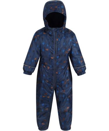 Regatta Kids Print Splat 2 Snowsuit 18-24 Months - Jelly Bean Dinosaur - Buy Online on GoSupps.com