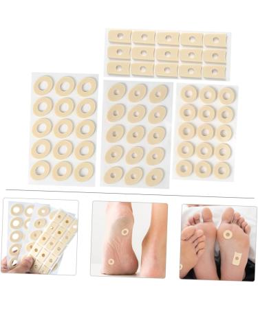 CLISPEED 4sheets Latex Corn Stickers Feet Corn Pad Corn Shoes Sticker Foam Stickers Corn Protector Cushions Toe Separator Silicone Gel Corn Pads for Toe Cushions Pads Foot Latex Sponge - Buy Online on GoSupps.com