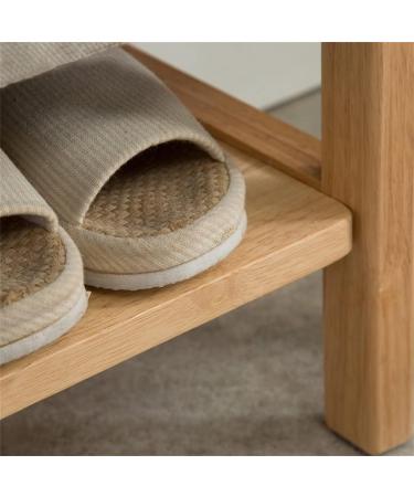 Doorway Shoe Rack Space-Saving Shoe Stool Storage Slippers Shoe Cabinet Foot Sofa Stool Shoe Stool Brown Shoe Organizer (Color : Natural) (Brown) - Buy Online on GoSupps.com