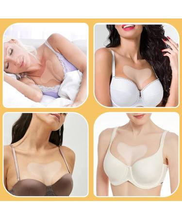 Lot de 4 Coussinets de Poitrine en Silicone Patchs Anti-rides en Forme de T R utilisables pour raffermir le cou et les rides R utilisable Patch de Lisser Peau pour Femme et Fille - Buy Online on GoSupps.com