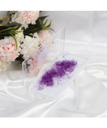 VNE 500 Colorful Lash Extensions - Premade Volume & Mega Fans - 14mm C Curl Purple 6D - Buy Online on GoSupps.com