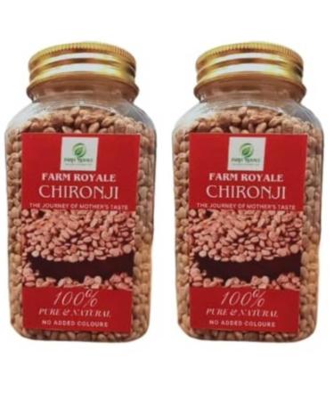 Farm Royale Chironji||200gm|| ||100% Pure and Natural||Handpicked Material||No Added Colour||Export Quality (400 GM)