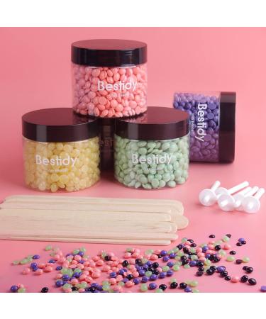 Bestidy Wax Bead for Hair Removal - 800g Jar | Gentle Waxing Bead for Face, Underarms, Legs, Back, and Chest - Buy Online on GoSupps.com