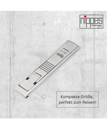 Buy Nipple Travel Nail Clipper - 8 cm Stainless Steel Rustproof with Leather Case | Premium Foot Nail Care Tool - Buy Online on GoSupps.com