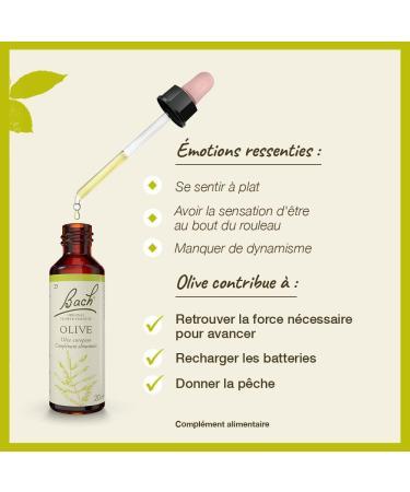 Buy Bach Olive N 23 20ml | International Shipping | Natural Remedies Online - Buy Online on GoSupps.com