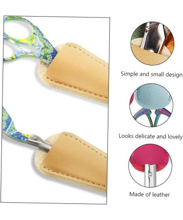  FRCOLOR FRCOLOR Set of 6 Eyebrow Grooming Scissors PU Leather Cases Delicate Cases - Buy Online on GoSupps.com