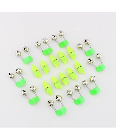 VGEBY Fishing Alarm Dual Bells - 20pcs LED Night Bite Alarm Set | Portable Fishing Accessory for International Shipping - Buy Online on GoSupps.com