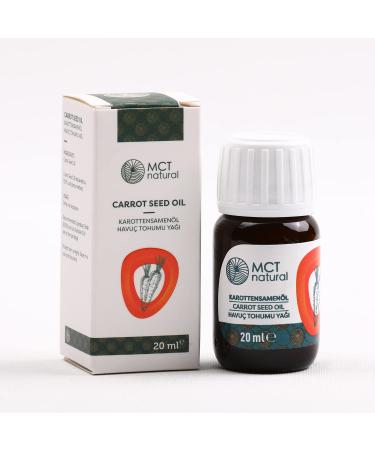 MCT natural | Carrot seed oil 20ml | 100% natural | No additives | Aromatherapy | Massage oil | Care oil