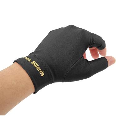 Fockety Pool Cue Gloves | Universal Durable Billiard Gloves | Breathable Right Hand Black - Shop Now! - Buy Online on GoSupps.com