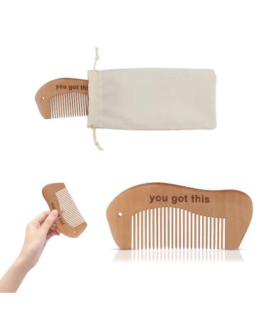 Wooden crest made of wood birth ridge to relieve labor pain encouragement gift for pregnant labor ridges to relieve pregnancy pain (with fabric bag)