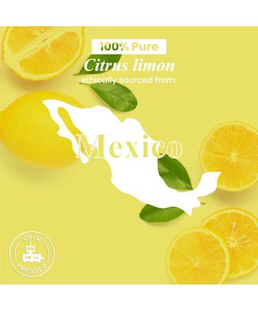 Handcraft Blends Brightening Skin Set: Jojoba Oil (8 Fl Oz) and Lemon Essential Oil (4 Fl Oz) 100% Pure & Natural for Uneven Skin Tone and Oily Skin - Buy Online on GoSupps.com