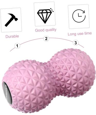 Fomiyes Peanut Massage Ball - Double Lacrosse Trigger Point Therapy & Mobility Tools for Shoulders - EPP Pink Massager - Buy Online on GoSupps.com
