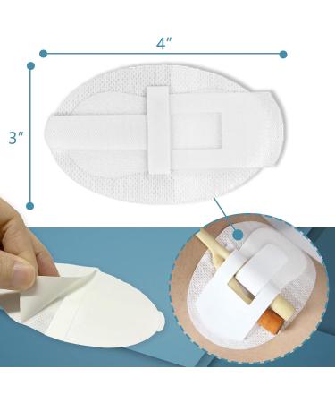 Catheter Leg Band Fixation Sticker - Urethra Holder Adhesive Pad for Incontinence | 3-Piece Drainage Stabilization Device - Buy Online on GoSupps.com