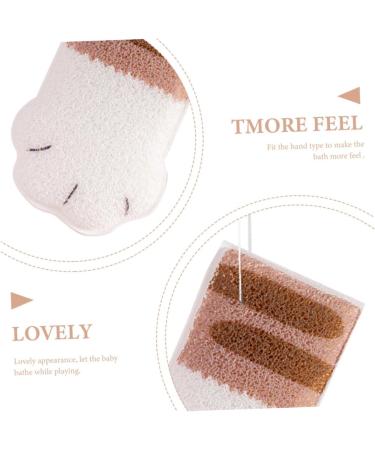 Mikinona Bath Cotton Bath Scrubber Animal Loofah Bath Sponge Bath Exfoliating Mitt Cartoon Body Scrubber Back Sponge Cat Bath Flower Hydrophilic Polyurethane Shampoo - Buy Online on GoSupps.com