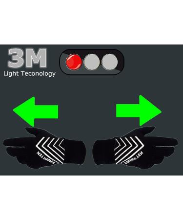 Winter Touch Screen Gloves for Men and Women - Running, Cycling, Warm and Free Earband Pack - Black Large - Buy Online on GoSupps.com