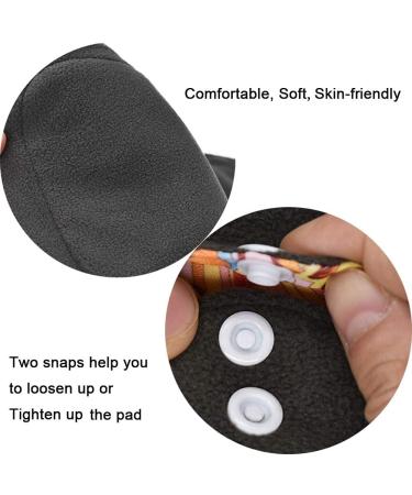 Chargenyang (5 Pcs 12.8 In) Extra Long Sanitary Pads for Day and Heavy Flow Menstrual Pads Reusable Washable Sanitary Towels Pads Charcoal Bamboo Cloth Napkins Postpartum Nursing Pads with Mini Carry Bag Set - Buy Online on GoSupps.com