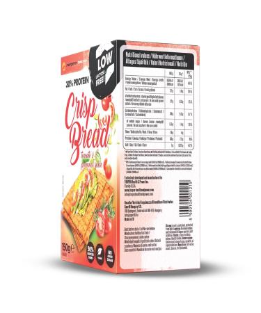 FORPRO CarbControl 30% Protein Crisp Bread - Tomato & Provence | Low-Calorie 6 Pack | Healthy Snack & Crispbread Alternative - Buy Online on GoSupps.com