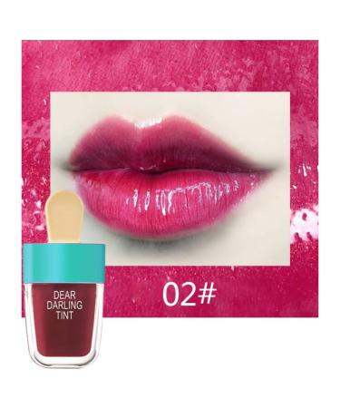 Ofanyia Ice Cream Lip Gloss Set - 5 Colors, Long Lasting, Waterproof & Non-Stick Cup - Liquid Lipstick Kit - Buy Online on GoSupps.com