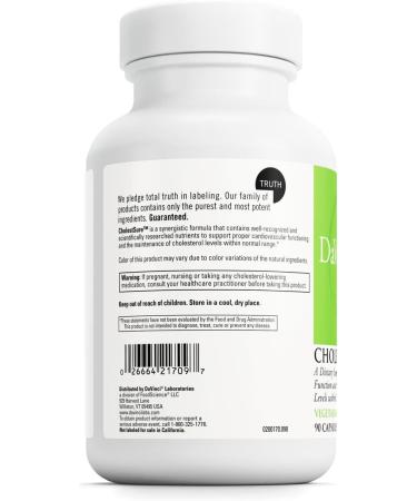 DAVINCI Labs CholestSure Supplement - Supports Cardiovascular Function - Helps Maintain Healthy Cholesterol Levels in a Normal Range - with CoQ10 - Gluten Free - 90 Vegetarian Capsules - Buy Online on GoSupps.com